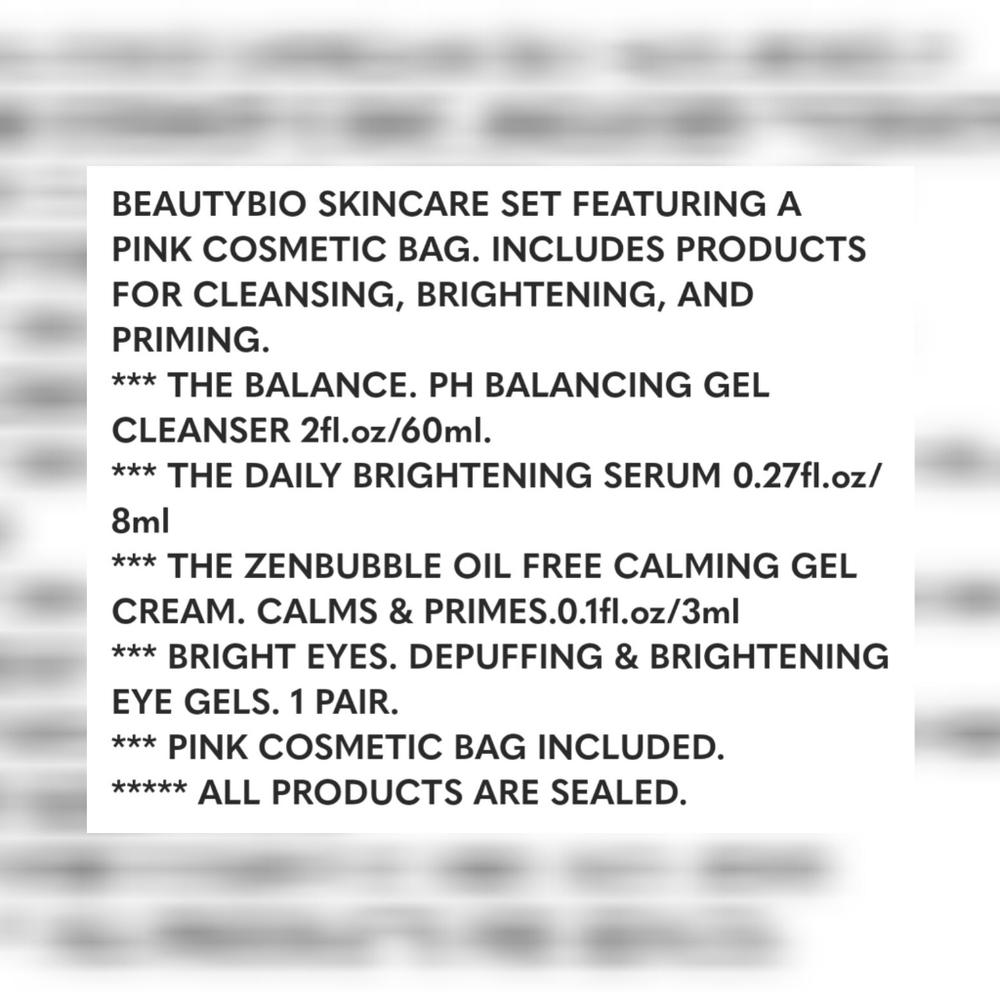 BeautyBio "Perfect Morning Routine" With Case New! - Picture 8 of 9